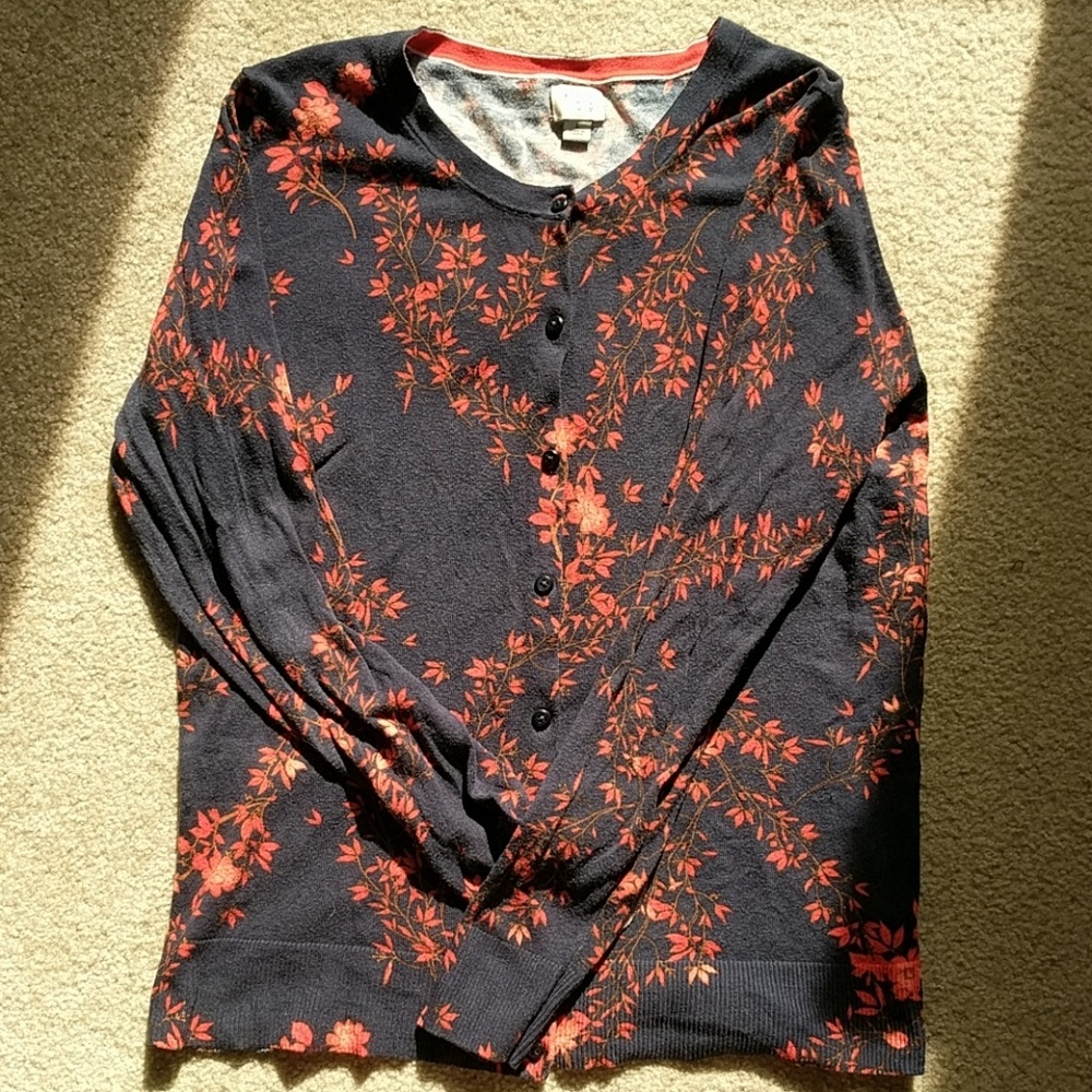 A New Day Women's Floral Any Day Cardigan